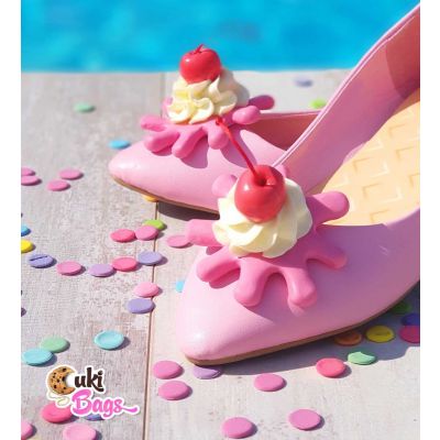 Strawberry dripping Cherry SHOE CLIPS